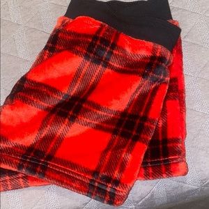Pink Victoria Secret plush shorts.